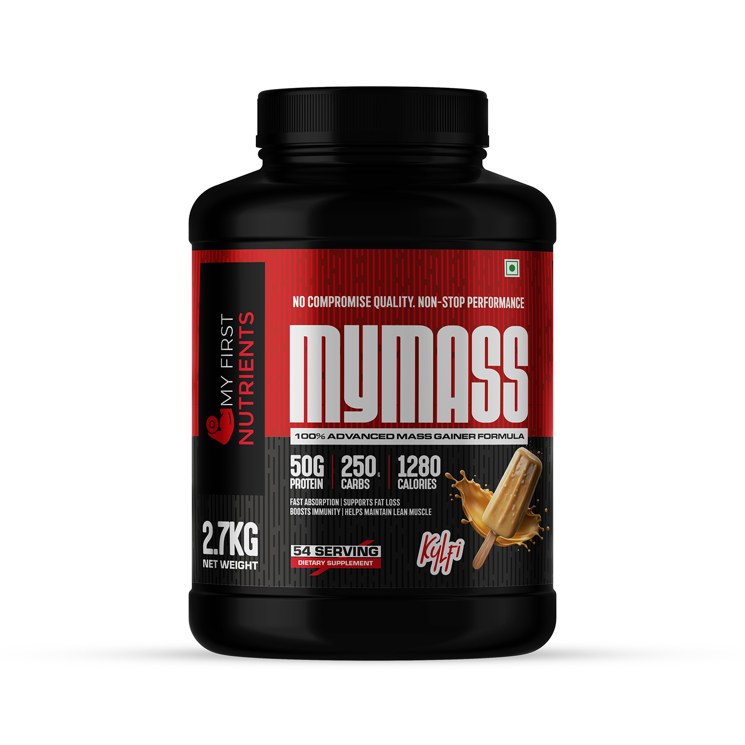 mass-gainer2.7kgkulfi Mass Gainer Kulfi 2.7 Kg - Image 1